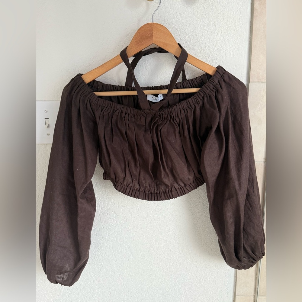 DISSH Brown Linen Set